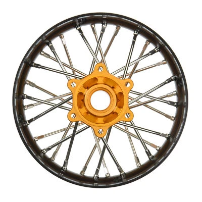 Pro-Line PRO284800T3 1/4 Pro-Spec Alum V2 Bead Rear Wheel Gold (1) Promoto-SM - Image 1 of 4