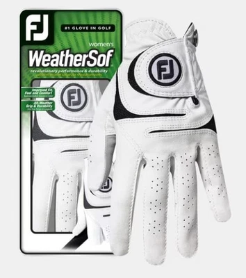 FootJoy WeatherSof Womens Golf Glove 5-Pack For LEFT Handed Golfer Large L NEW! - Image 1 of 4