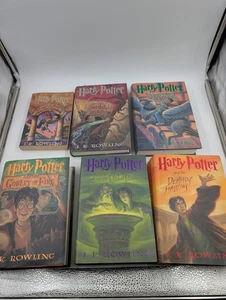 Harry Potter Books 1–7 Missing Book 5 #1 Paperback The Rest Hardcover  - Picture 1 of 7