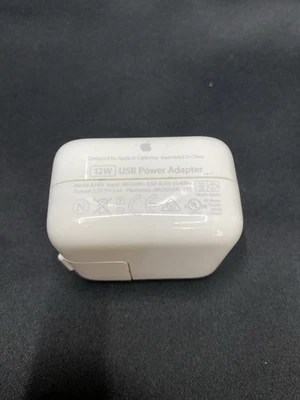 Genuine Apple 12W USB Power Adapter Type A Wall Charger for iPhone & iPad Tested - Image 1 of 4