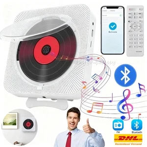 Tragbarer CD Player Bluetooth eingebauten HiFi Lautsprechern Desktop CD-Player - Bild 1 von 12