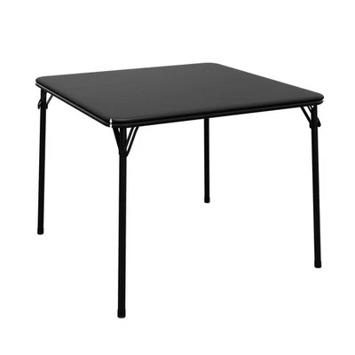 Mesas Plegables 33.6" Cuero PU Mesa de Tarjetas Plegable Media Portátil Mesa Plegable Foto 1 de 4