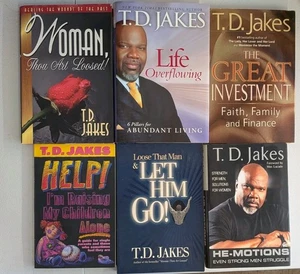 Konvolut 6 T.D. Jakes Bücher - Bild 1 von 6