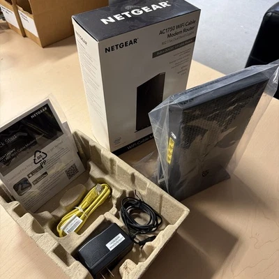 NETGEAR AC1750 C6300v2 Wi-Fi DOCSIS 3.0 Cable Modem Router  - Image 1 of 4