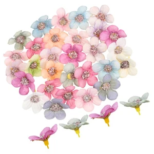  150 Pcs Kunstblumen Köpfe Margeriten Künstlich Künstliche Blumenköpfe - Bild 1 von 12
