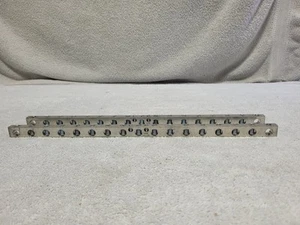 (2) Siemens Neutral Bar Ground Bar 1/0-#14GA 14.5in Long Panel Mount CU7AL - Picture 1 of 3