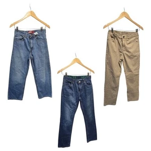 Boys Levi's Jeans U.S. Polo Jeans 14 & 16 Khaki - Picture 1 of 12