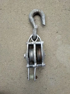 Samco Block and Tackle 4" Doble Pully Metal Galvanizado - Imagen 1 de 4