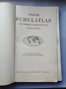 Diercke Schulatlas Für Höhere Lehranstalten Antik Historisch 1921, 156 Seiten - Bild 1 von 22