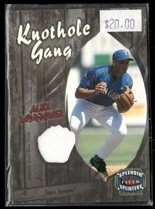2003 Fleer Splendid Splinters Alex Rodriguez Knothole Gang Jersey - Picture 1 of 2