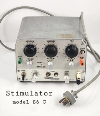 Estimulador Grass Medical Instruments S6 C probado para encender Foto 1 de 4