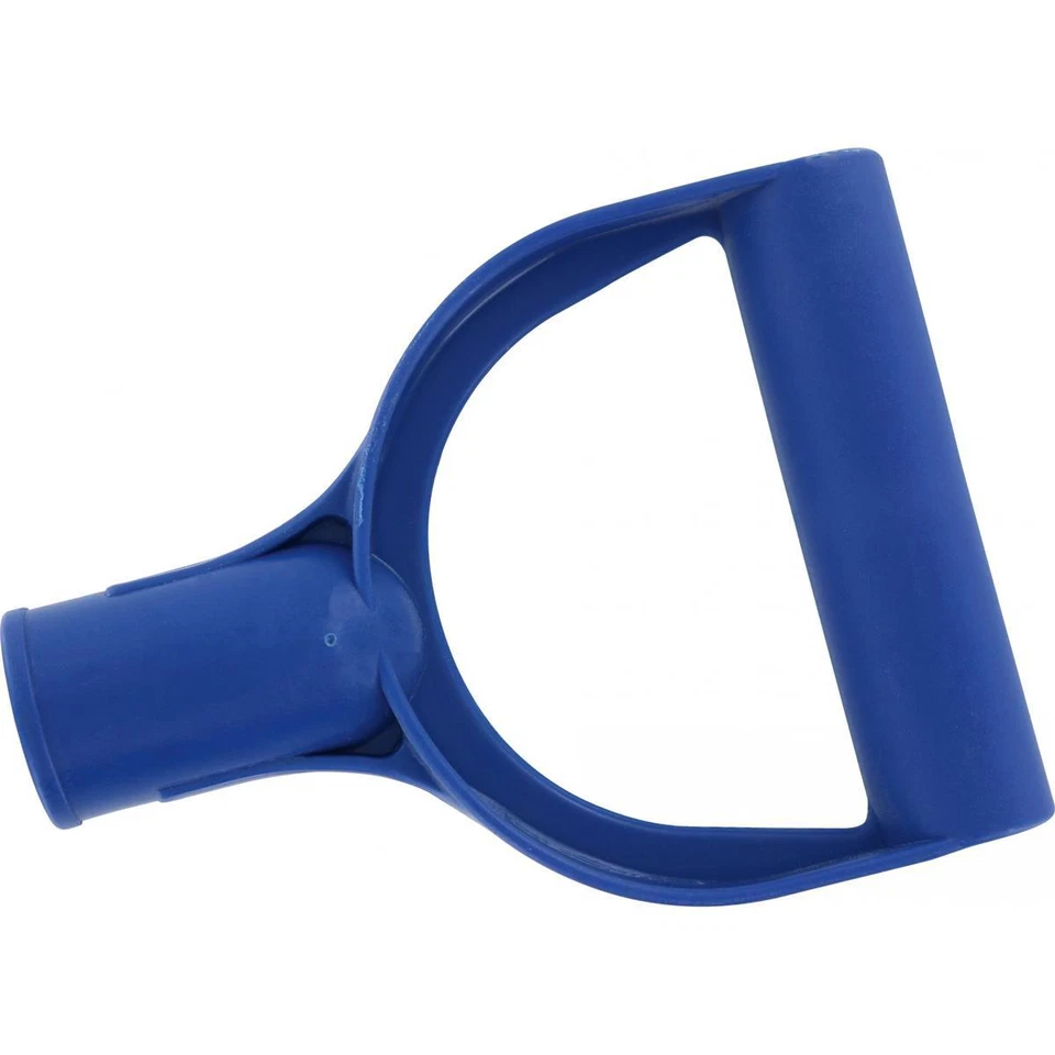 TRIUSO Ersatz D Griff für Schneeschieber Schneeschaufel Schneeschippe blau
