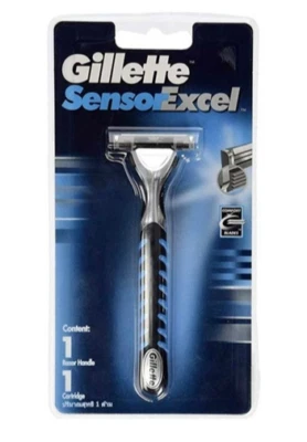 Gillette Sensor Excel mango de afeitar + 1 cartucho - PARA HOMBRES EXCEL ENVÍ... - Imagen 1 de 4