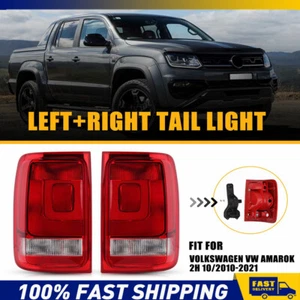 Pair LH+RH Tail Light Lamp (No Fog) For Volkswagen VW Amarok 2H Ute 2010~2022 - Picture 1 of 11