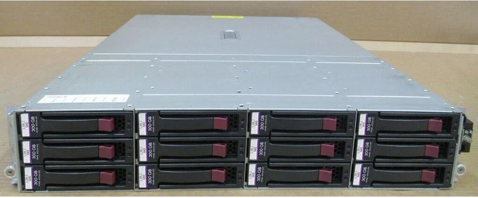 HP MSA60 Modular Smart Array 12x 300GB 15K 3.5" HDD + 1x I/O Module 418408-B21 - Image 1 of 2