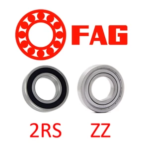 6200-6212 FAG BALL BEARING RUBBER OR METAL SEALS (2RS/2ZZ) SELECT YOUR SIZE - Picture 1 of 1