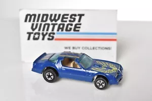 Hot Wheels Hot Bird Blue Trans Am Blackwalls 1977 Hong Kong Vintage RARE!! - Picture 1 of 8