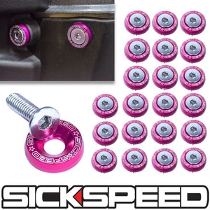 PINK 24PC FULL DRESS UP SET/KIT WASHERS/BOLTS FOR ATV UTV BODY SIDE BY SIDE Q1 - Picture 1 of 1