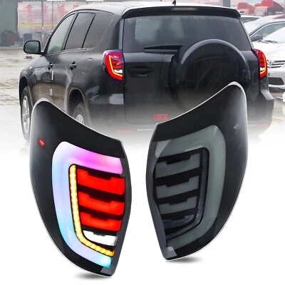 HC RGB LED Tail Lights For Toyota Rav4 3th GEN 2006-2012 Animation Rear Lamps - Image 1 of 4