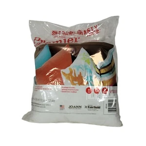 Soft 'n Crafty Premier Pillow Medium 12" x 12" Fairfield Polyester Cotton New - Picture 1 of 2