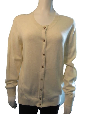 CÁRDIGAN GAP AMARILLO AVENA TALLA XL MEZCLA ALGODÓN NUEVO SIN ETIQUETAS Foto 1 de 4