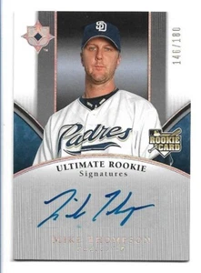 2006 Ultimate Collection Rookie Signatures /180 Mike Thompson #147 Auto RC - Picture 1 of 2
