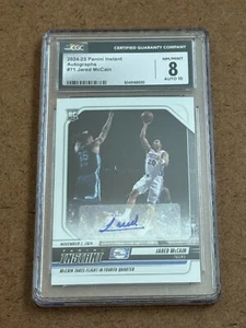 2024 Panini Instant 71 Jared McCain SIGNED Autographed Rookie Card CGC 8 AUTO 10 - Picture 1 of 12
