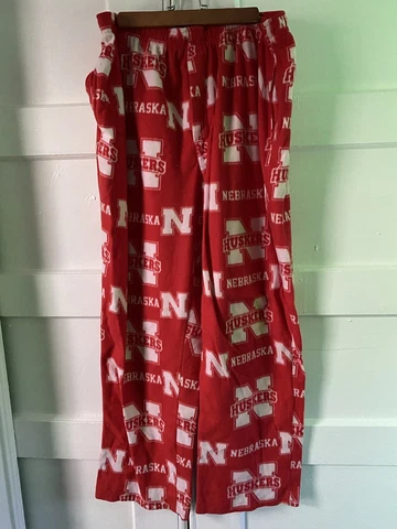 NCAA Nebraska Cornhuskers Huskers Pajama Pants with Pockets Cover