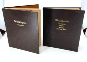 2- Washington Quarter Albums Total 67 Coins Some Proof - Picture 1 of 10