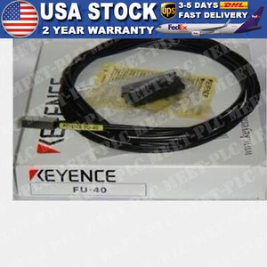 New KEYENCE FU-40 Reflective Fiber Optic Sensor - Picture 1 of 9