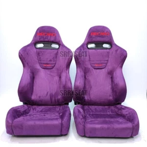 【1 PAIR】AUTHENTIC RECARO SP-JJ PURPLE Very Good Condition - Picture 1 of 13