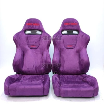 【1 PAIR】AUTHENTIC RECARO SP-JJ PURPLE Very Good Condition - Image 1 of 4