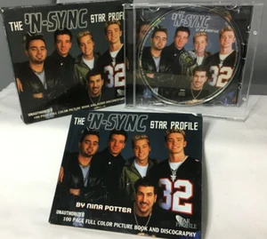 THE 'N-SYNC STAR PROFILE - 100 PG PICTURE BOOK + AUDIO DOCUMENTARY CD 1999 - Imagen 1 de 1
