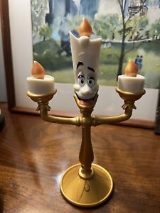 Disney Beauty And The Beast Lumiere Figure Singing 8" Candlestick Candle
