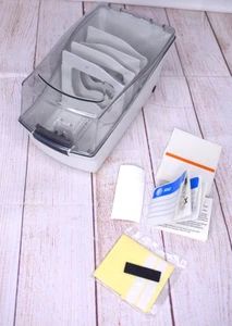 Fellowes Soft Works Diskette Tray Floppy Disk Holder Storage W/ Labels Dividers - Picture 1 of 10