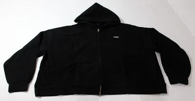 Inaka Basics Men's L/S Double Zip Hooded Cropped Jacket AC2 Black Size 2XL NWT  - Image 1 of 3
