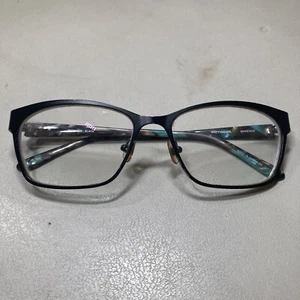 WITTNAUER “MAKENZIE” Eyeglasses Frame 54-16-135 Black Matte/Teal Brown - Picture 1 of 11