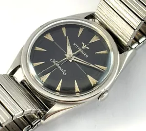 Vintage Longines Wittnauer Automatic Stainless Steel Mens Watch 17j 11SR 1960s - Picture 1 of 10