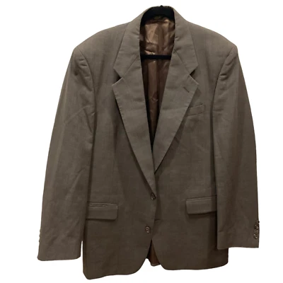 Chaqueta Blazer 44L Palm Beach Para Hombre Ejército Verde Oliva Ventana Traje Abrigo Deporte Foto 1 de 4