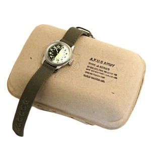M.R.M.W. Military Watch Type A-17a THK 60-0118-VS Black White w/Box From Japan - Picture 1 of 8