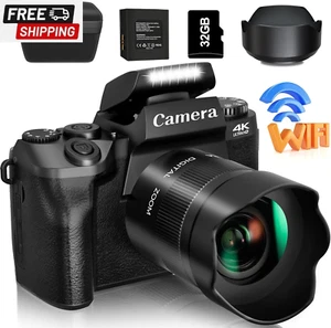 Saneen Digitalkamera, 4K Kameras für Fotografie & Video, 64MP Wifi Touchscreen - Bild 1 von 12
