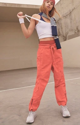 NEW FREE PEOPLE FP MOVEMENT SAVANNAH ROSE ALL TIME TREKKER PANTS SZ M - Image 1 of 4