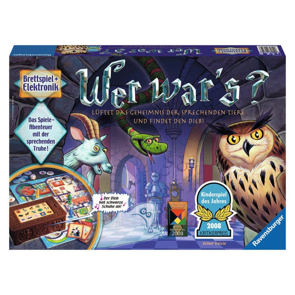 Ravensburger Who Was It Electronic Board Game Hybrid Game Kids Game Game - Image 1 of 1