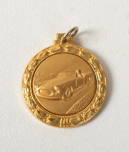 Capital Airlines 1978-1979 (B10B) Keychain (JSF6) Gold w/Convertible Car United - Picture 1 of 5