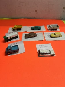 Vintage Car Lot Of 8 Matchbox & Lesney . Unimog, Alvis. Read Desc For Details. - Picture 1 of 20