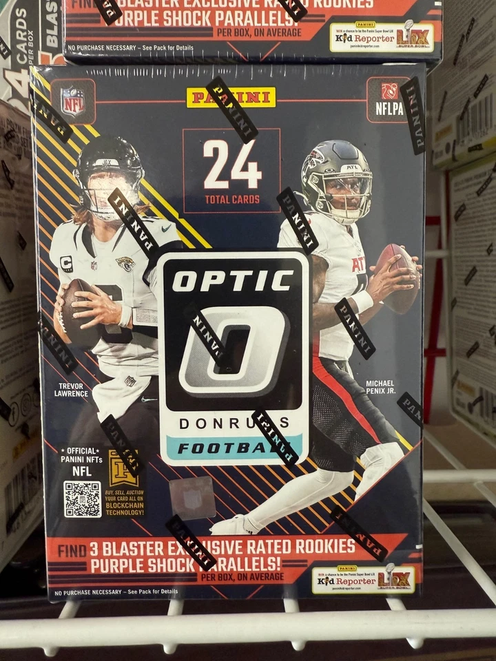 Caja bláster de fútbol americano óptica Panini NFL Donruss 2024 - NUEVA, SELLADA, EN MANO Foto 1 de 1