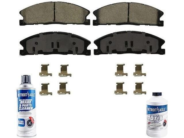 Front Brake Pad Set For 2013-2019 Lincoln MKT 2018 2014 2015 2016 2017 ZC768TP - Image 1 of 1