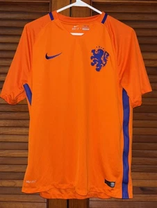 Camiseta de fútbol KNVB Países Bajos naranja Nike Dri-Fit para hombre talla mediana - Imagen 1 de 6