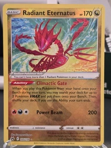 Pokemon Crown Zenith #105/159 Radiant Eternatus Radiant Rare - Picture 1 of 2