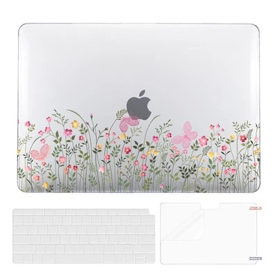For MacBook Air 13“ M4 M3 M2 Crystal Case + Keyboard Cover + Screen Protector - Image 1 of 4